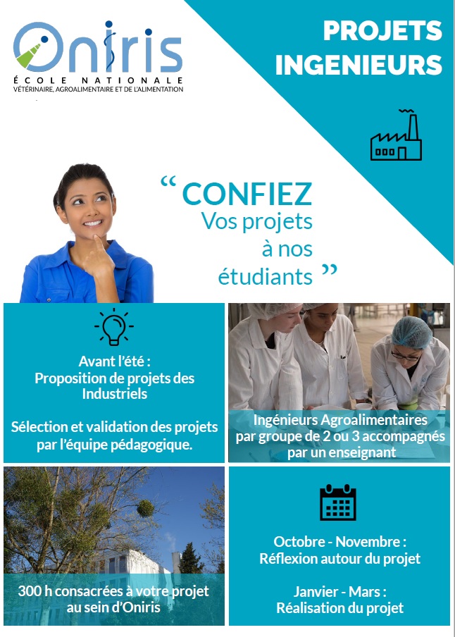 brochure projets tutorés oniris